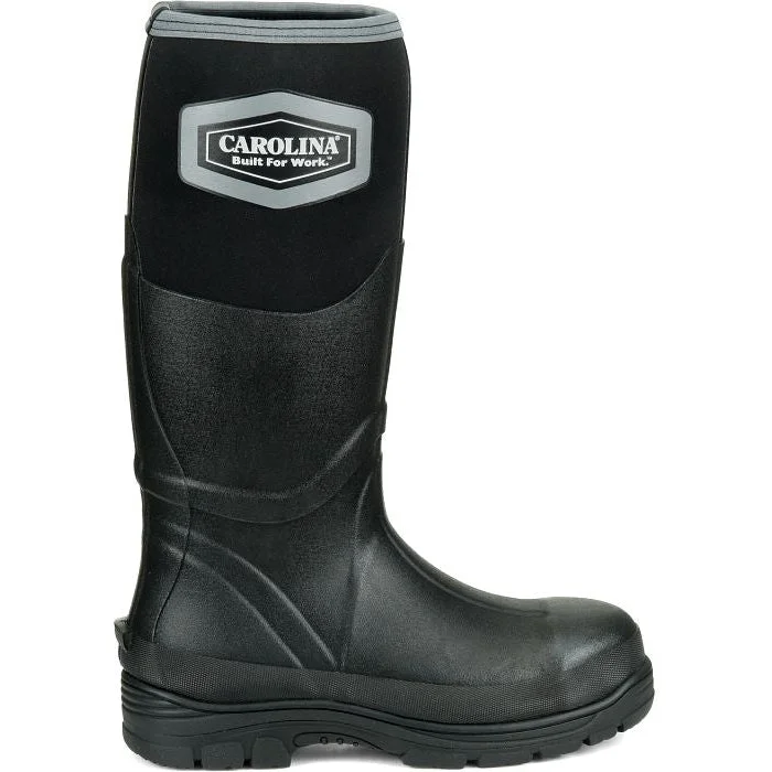 Carolina Men's Mud Jumper 16"" Soft Toe WP Rubber Boot -Black- CA2100