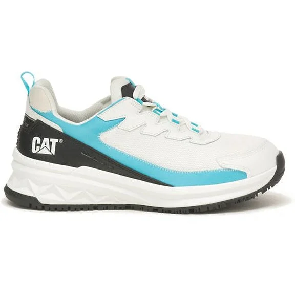 CAT Women's Streamline Runner CCT Original Work Shoe - White/Blue - P91600