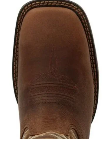 DURANGO MENS DARK CHESTNUT WESTERN BOOT STYLE DDB0377