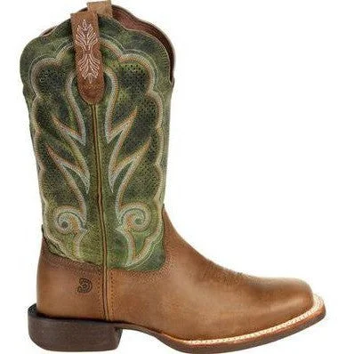 Durango Women's Lady Rebel Pro 12"" Soft Toe Western Classic Boot- Green- DRD0378