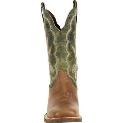 Durango Women's Lady Rebel Pro 12"" Soft Toe Western Classic Boot- Green- DRD0378