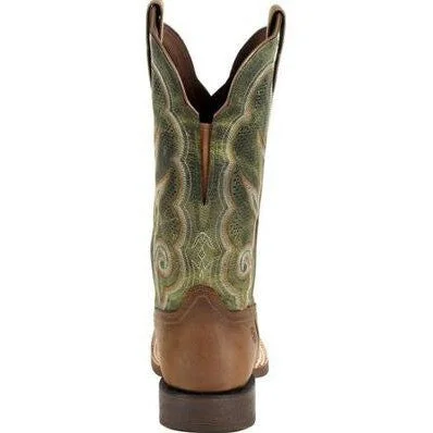 Durango Women's Lady Rebel Pro 12"" Soft Toe Western Classic Boot- Green- DRD0378