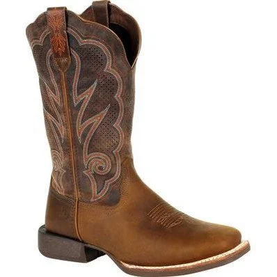 Durango Women's Lady Rebel Pro 12"" Soft Toe Western Classic Boot- Cognac- DRD0376