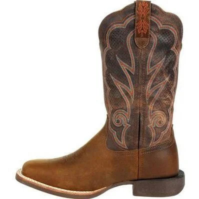 Durango Women's Lady Rebel Pro 12"" Soft Toe Western Classic Boot- Cognac- DRD0376