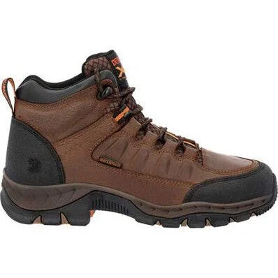 Durango Women's Renegade 5"" Round Toe WP Work Boot -Brown- DRD0461