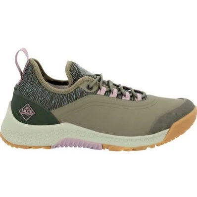 Muck Women's Outscape Lace Up WP Work Shoe -Olive- OSLW300