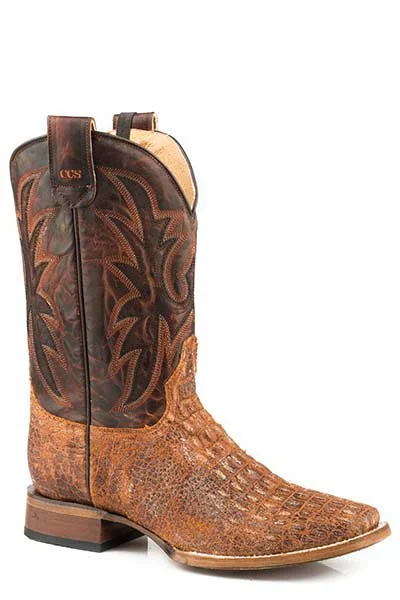 ROPER MENS CONCEALED CARRY CAIMAN PIERCE BOOTS STYLE 09-020-8250-0815