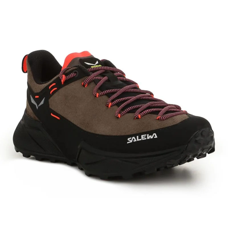 Salewa Womens Dropline Leather Shoes - Brown