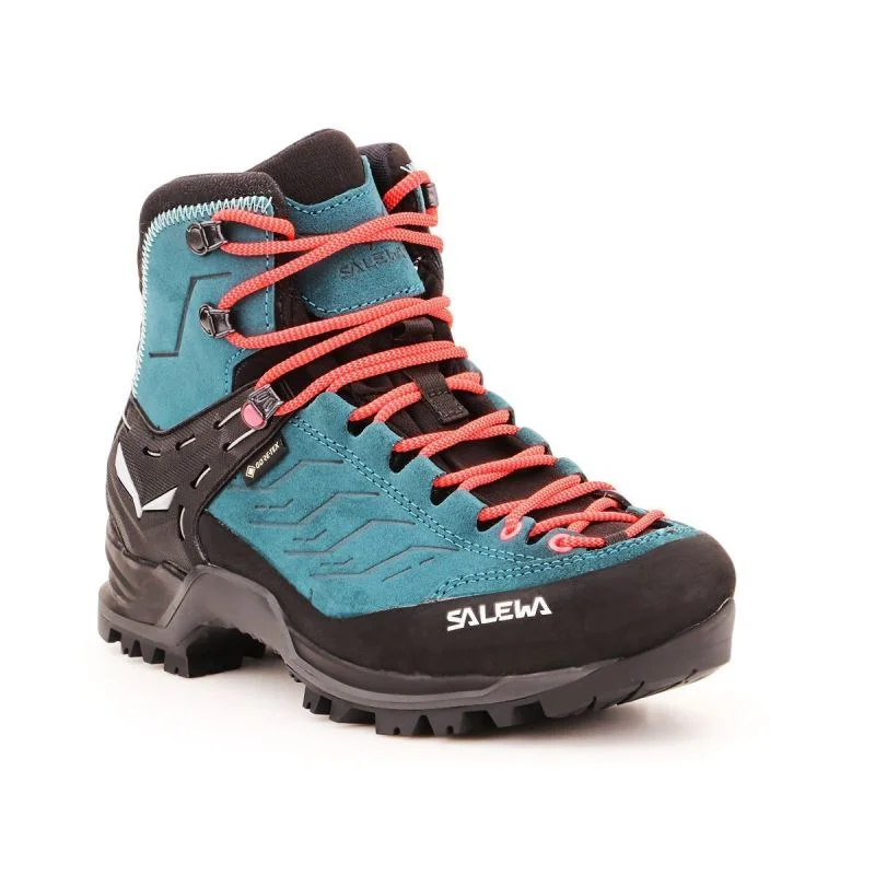 Salewa Womens WS Mountain Trainer Mid GTX Trekking Shoes - Blue