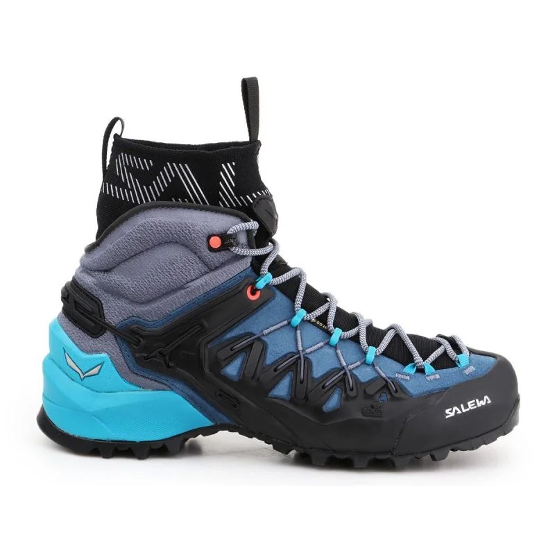 Salewa Womens WS Wildfire Edge Mid GTX Trekking Shoes - Blue