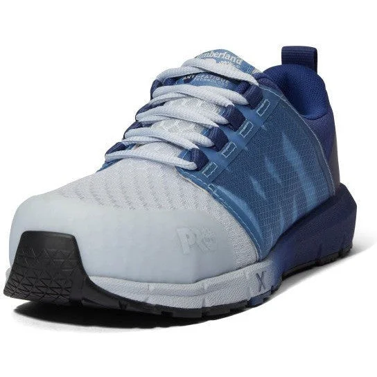 Timberland Pro Women's Radius Comp Toe Work Sneaker Shoe- Blue- TB1A41N9484