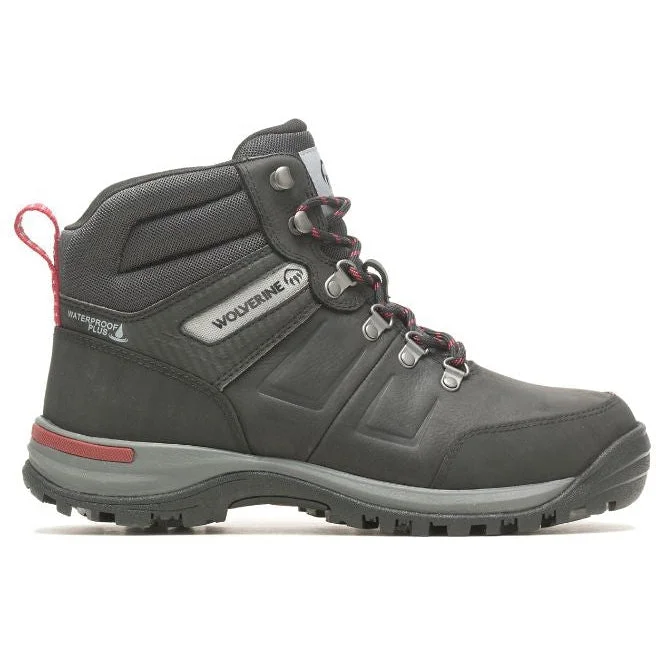 Wolverine Men's Chisel 6"" Soft Toe WP Slip Resist Work Boot -Black- W230027