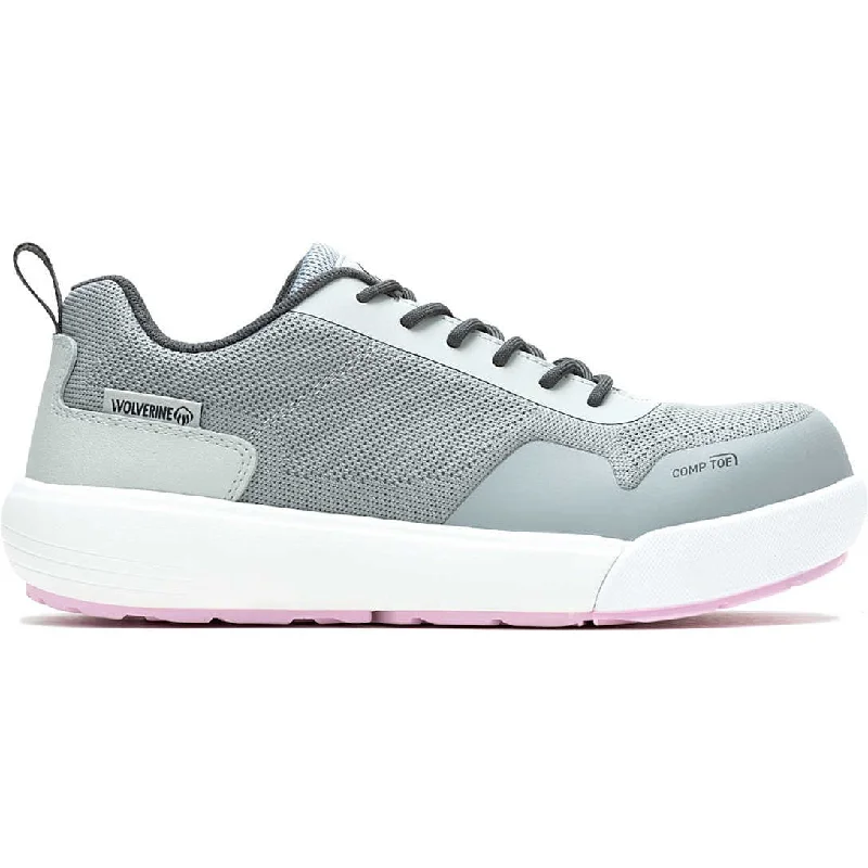 Wolverine Women's Dart Knit Carbonmax Comp Toe Work Shoe- Gray- W241039