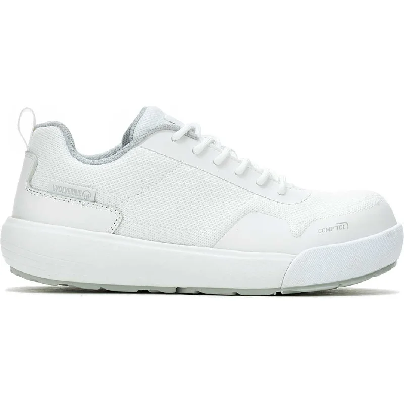 Wolverine Women's Dart Knit Carbonmax Comp Toe Work Shoe- White- W241043