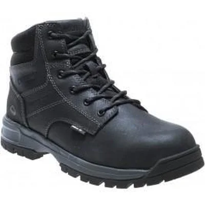 Wolverine Men's Joliet 6 Inch Comp-Toe EH WPF Work Boot, Black W10177