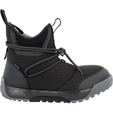 Xtratuf Women's Nylon Ice 6"" WP 200G Ankle Deck Boot -Black- AIWN000