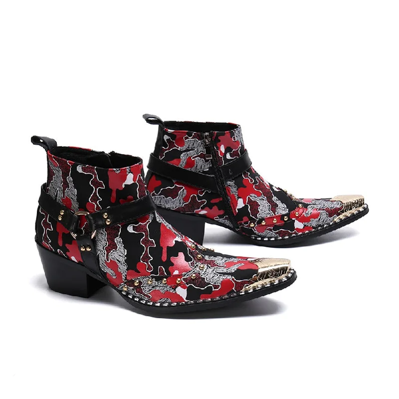 Harness Boots Camo Vamp