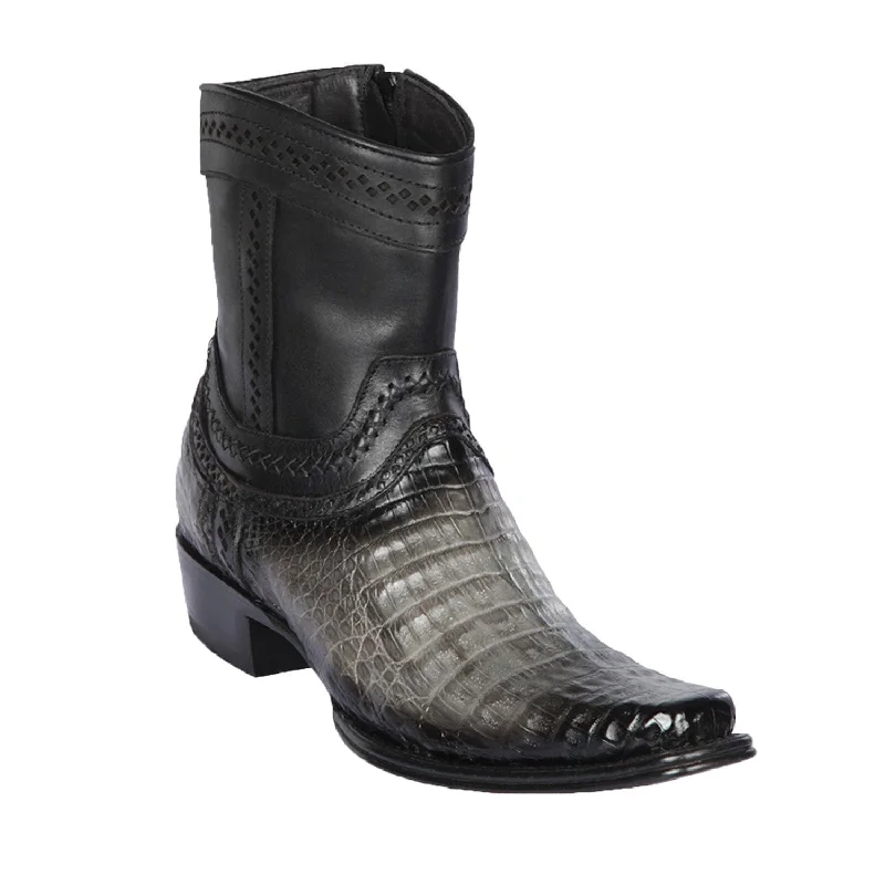 Men's Los Altos Caiman Belly European Toe Short Boot 76B8238