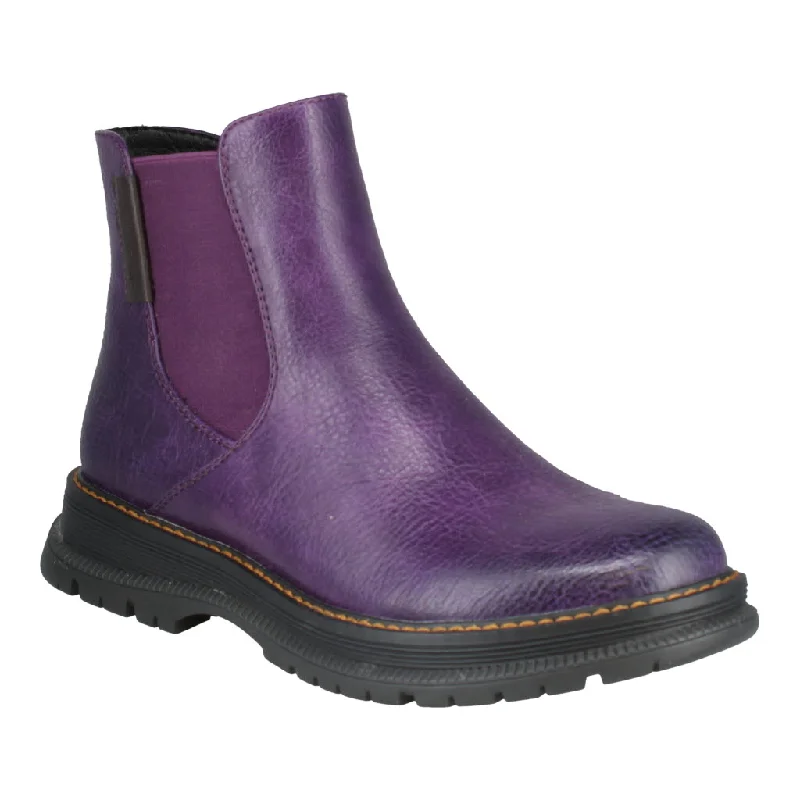 Westland 769522 Peyton 02 Ladies Purple Vegan Side Zip Ankle Boots