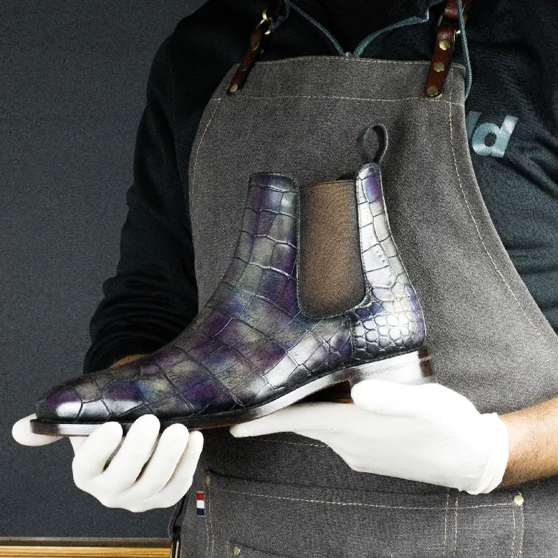 Alexandrio Patina Chelsea Boots