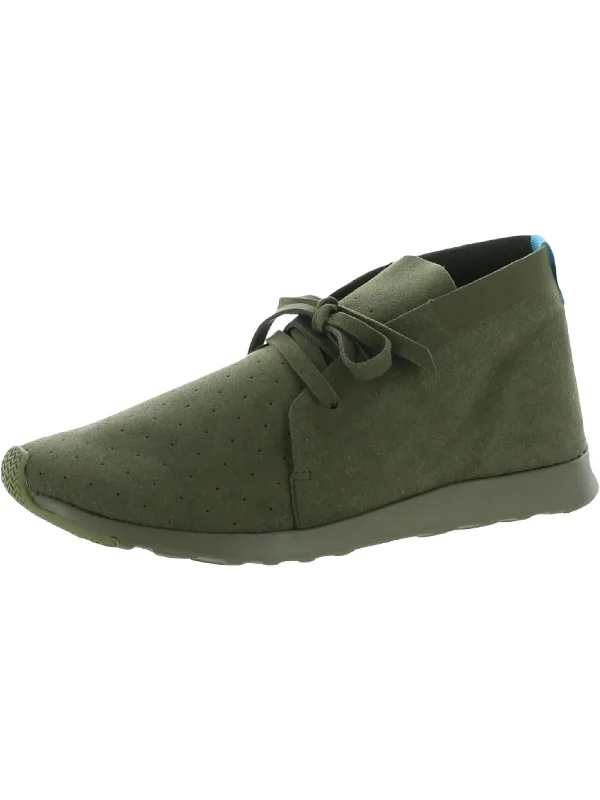 Apollo Mens Faux Suede Lightweight Chukka Boots