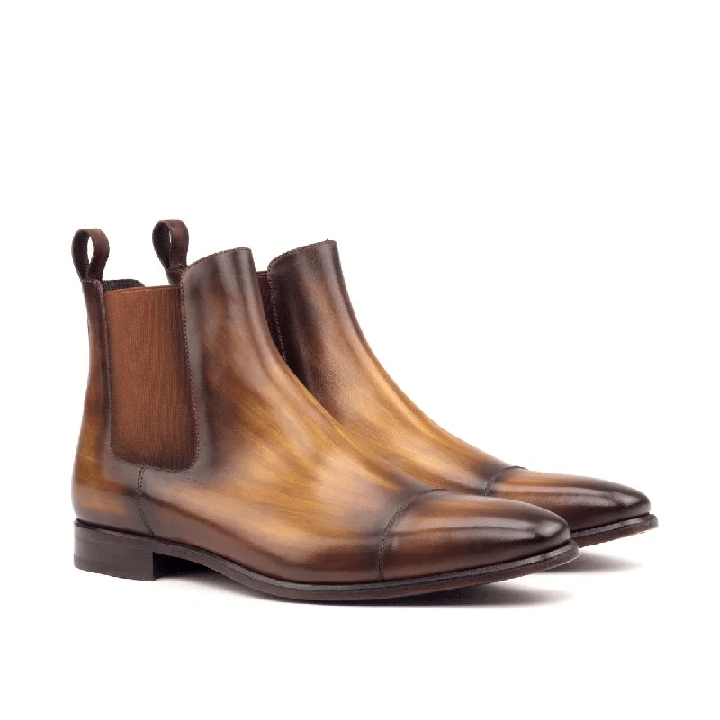 Caratacos Patina Chelsea Boots