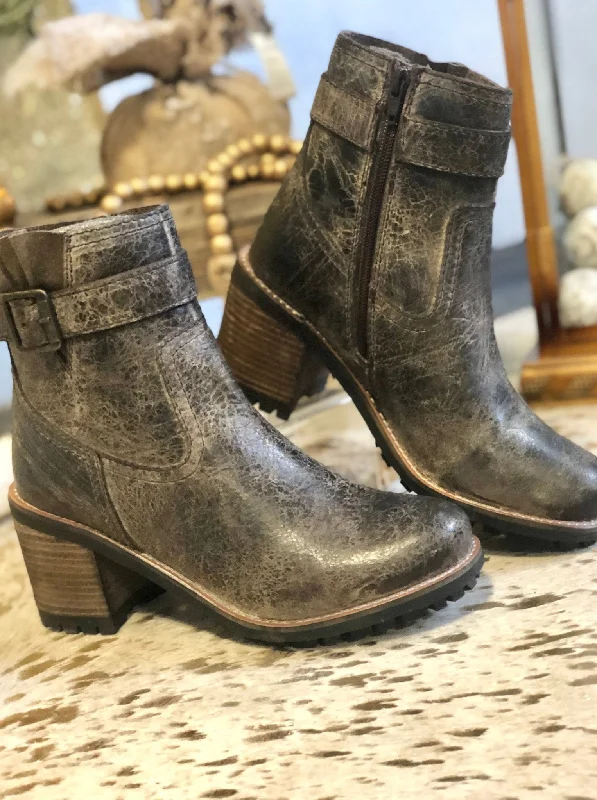 Craze Hot Vintage Charcoal Bootie