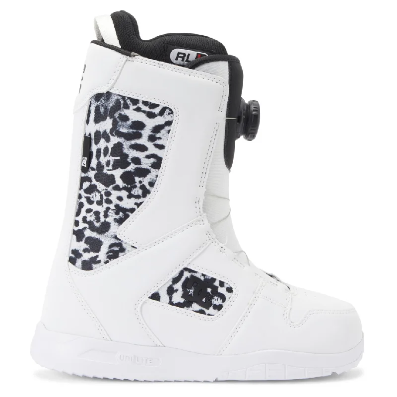 DC WOMENS PHASE 2024 SNOWBOARD BOOTS WHITE/BLACK/PRINT