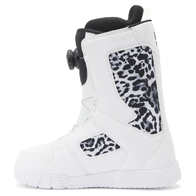 DC WOMENS PHASE 2024 SNOWBOARD BOOTS WHITE/BLACK/PRINT