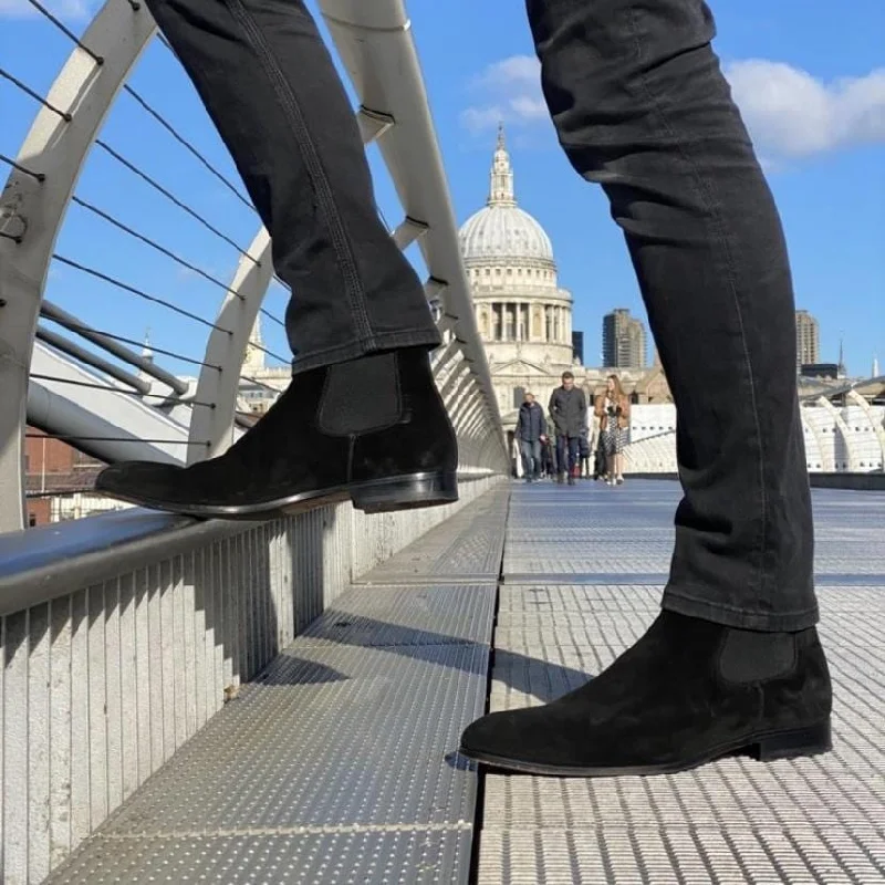 Eastwood Chelsea Boot Black Suede