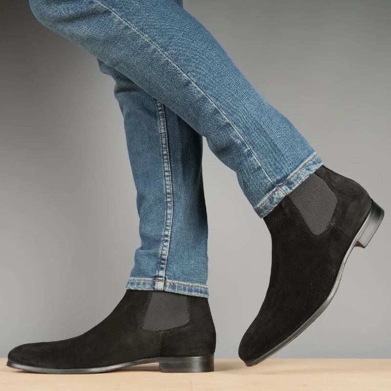 Eastwood Chelsea Boot Black Suede