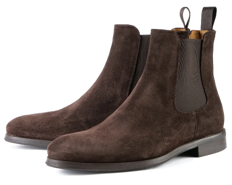 Eastwood Chelsea Boot Brown Suede Vibram