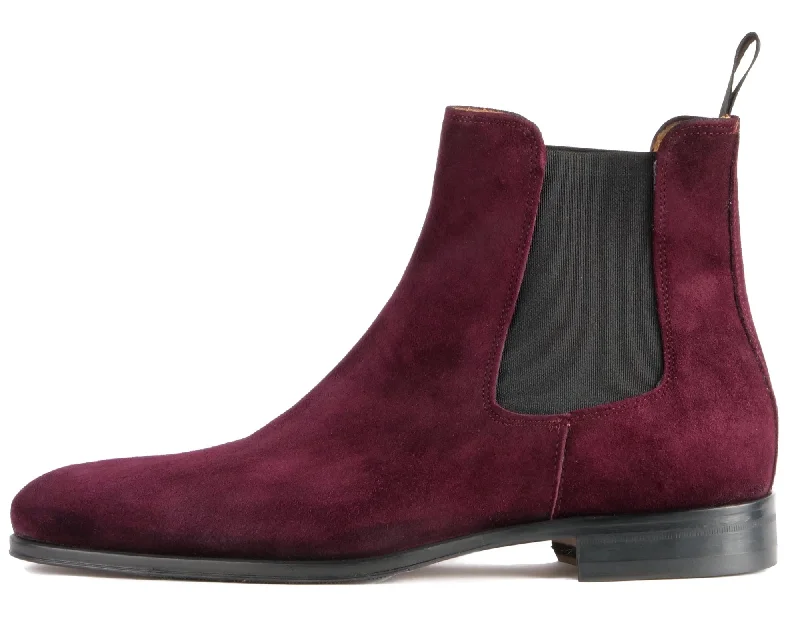 Eastwood Chelsea Boot Burgundy Suede