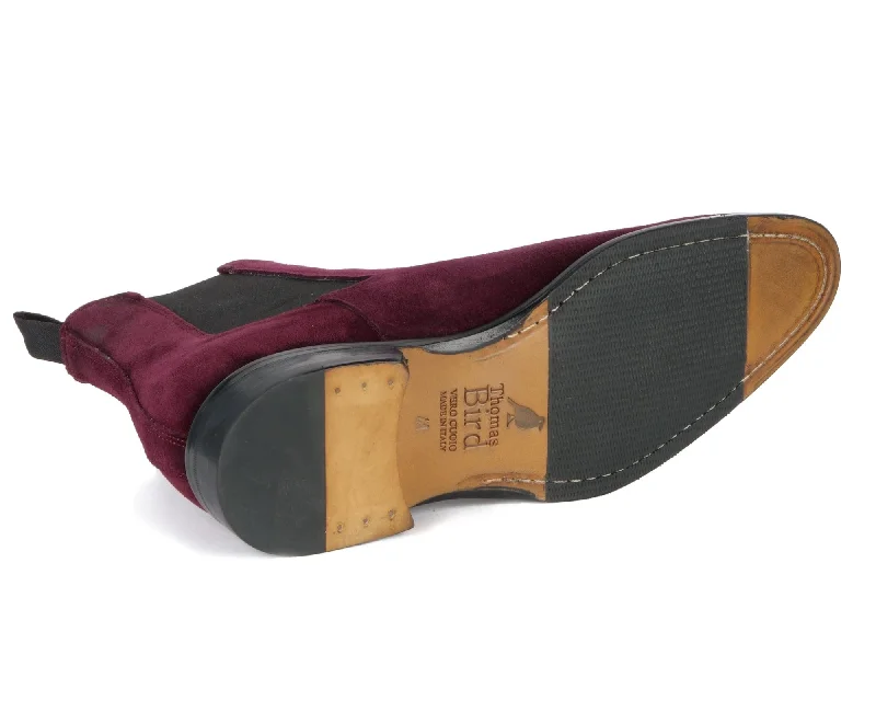 Eastwood Chelsea Boot Burgundy Suede