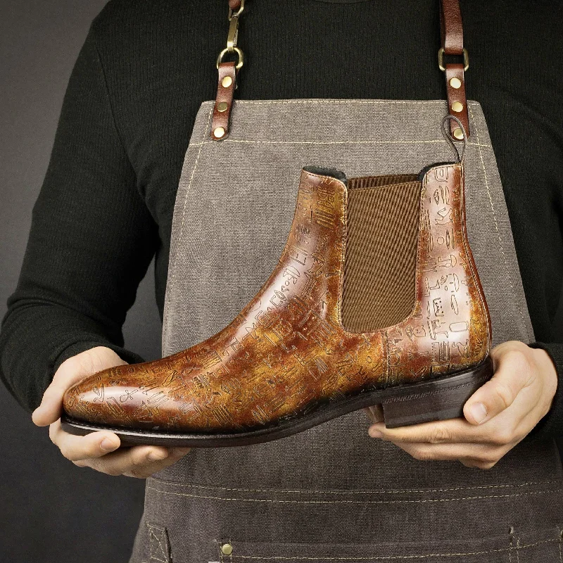 Egyptian 2 Patina Chelsea Boots