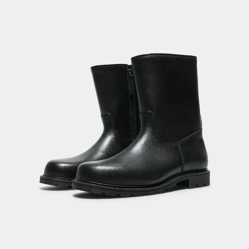 Field Boots - Black Leather