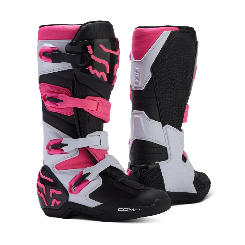 FOX WOMENS COMP BOOTS [BLACK/PINK]