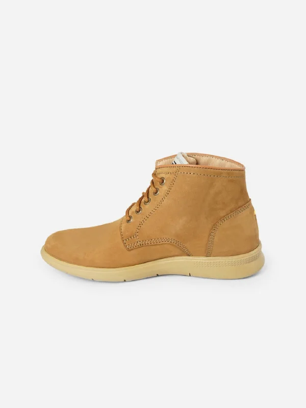 Men's Camel Nubuck Leather Light Weight Boot (ID1053)