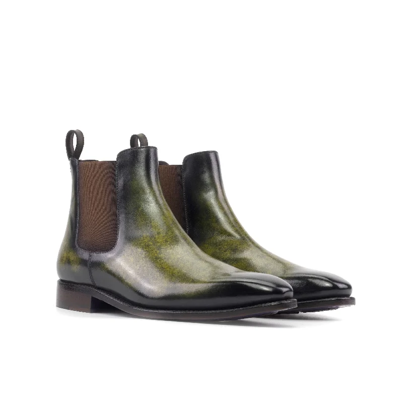 Ivoire Patina Chelsea Boots