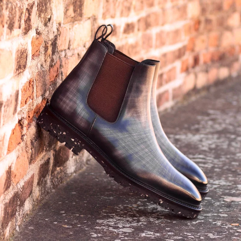 Jorgino patina Chelsea Boots