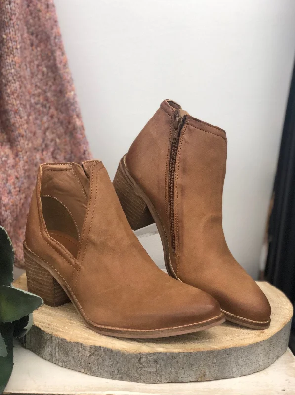 Ma Sheena Cognac Bootie