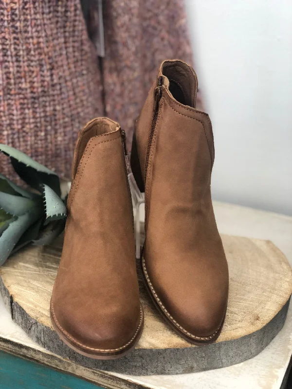 Ma Sheena Cognac Bootie