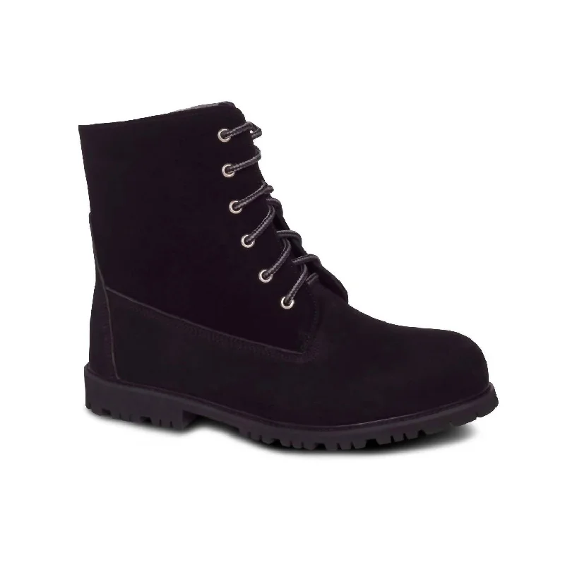 Men's Jo-Jo Sheepskin Boot In Black