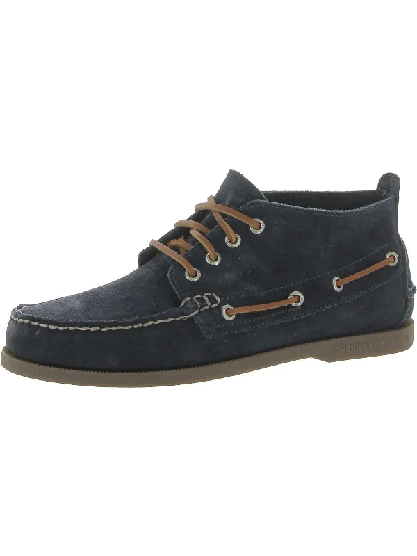 Mens Suede Slip On Chukka Boots