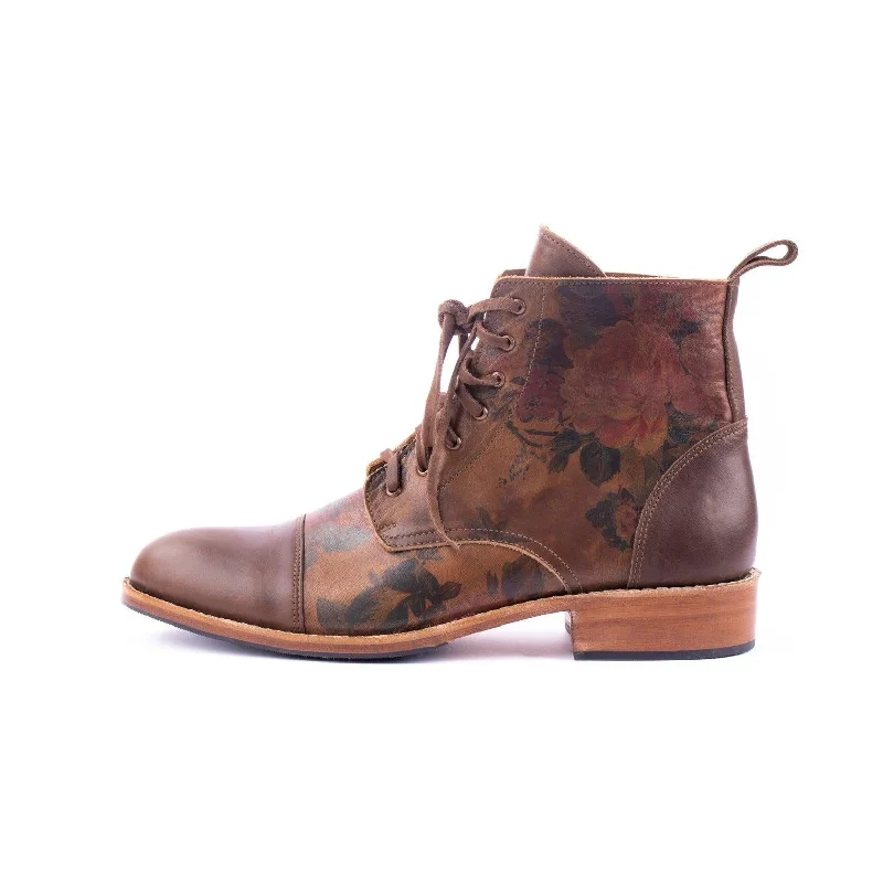 MK211254 - El Don Fiore Café [Men's Leather Boots]