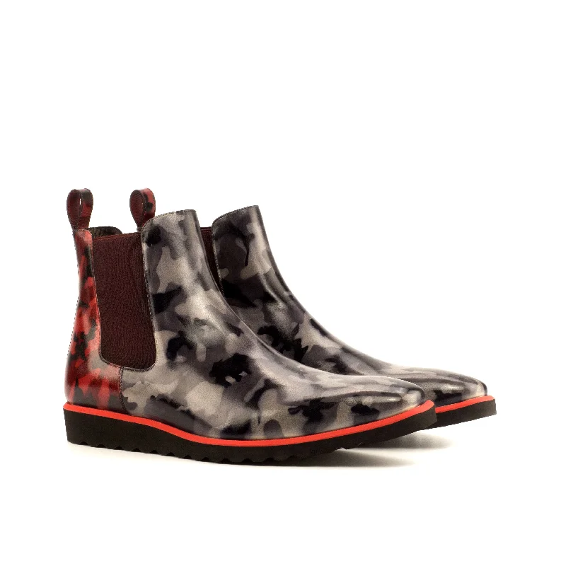 Perez Camo patina Chelsea Boots