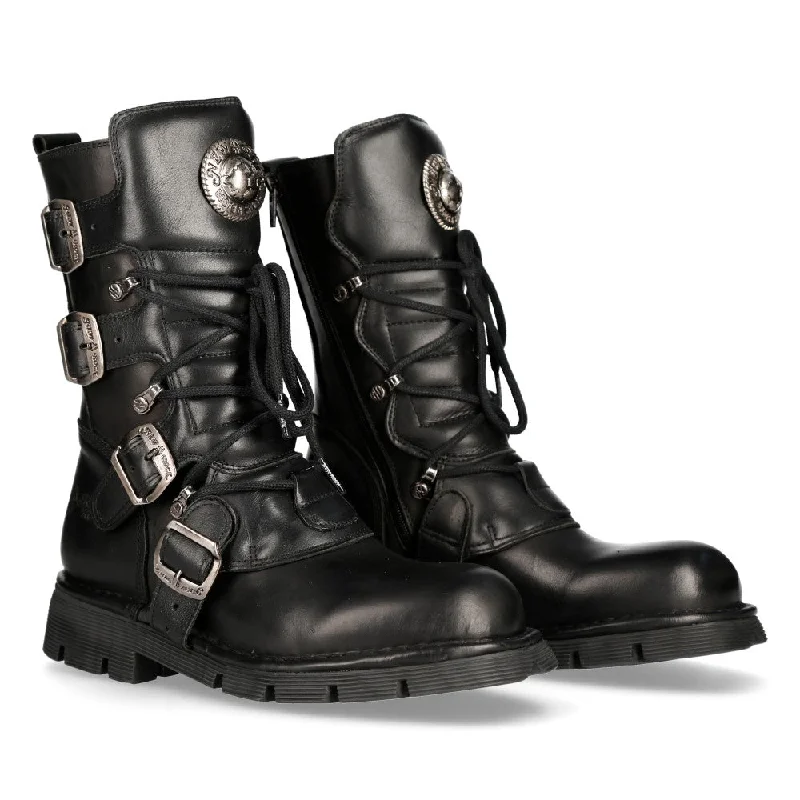 PRE-ORDER 1473-S1 New Rock Leather Boots