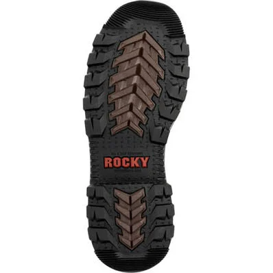 Rocky - Men's 6"" Rams Horn Composite Toe Brown Work Boot - RKK0388