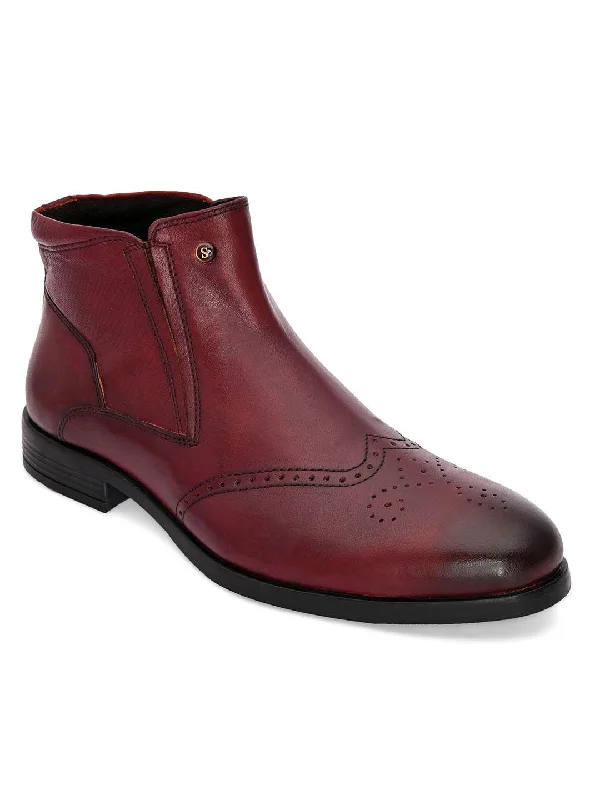 Trevon Cherry Formal Boots