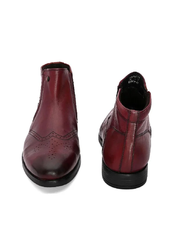 Trevon Cherry Formal Boots